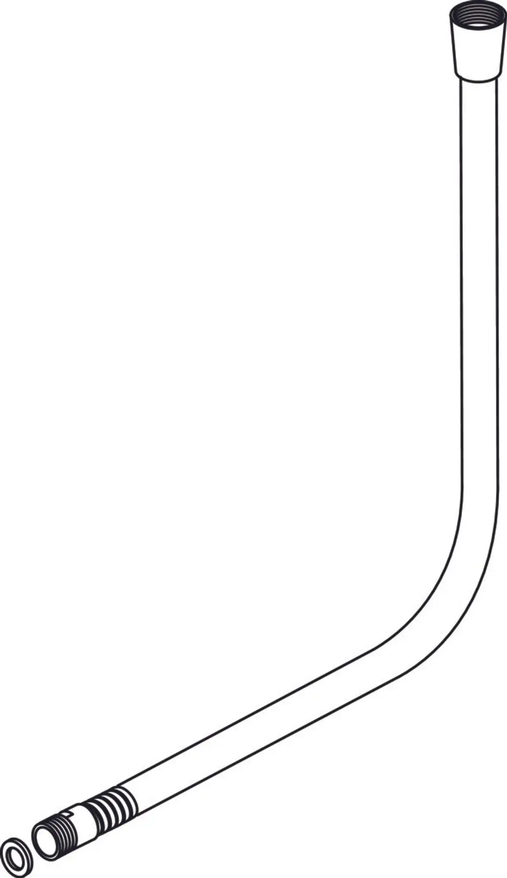 Ideal Standard Schlupf-Brauseschlauch 1/2Xm15X1 175cm Silver Storm, H960440GN Galeriebild 1